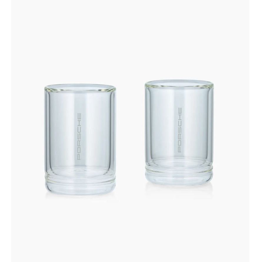 Porsche Set Of 2 Double Walled Glasses