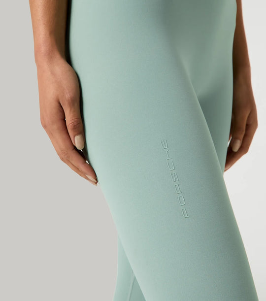 Porsche Women's 7/8 Leggings (Green) - Cayenne Electric Urban