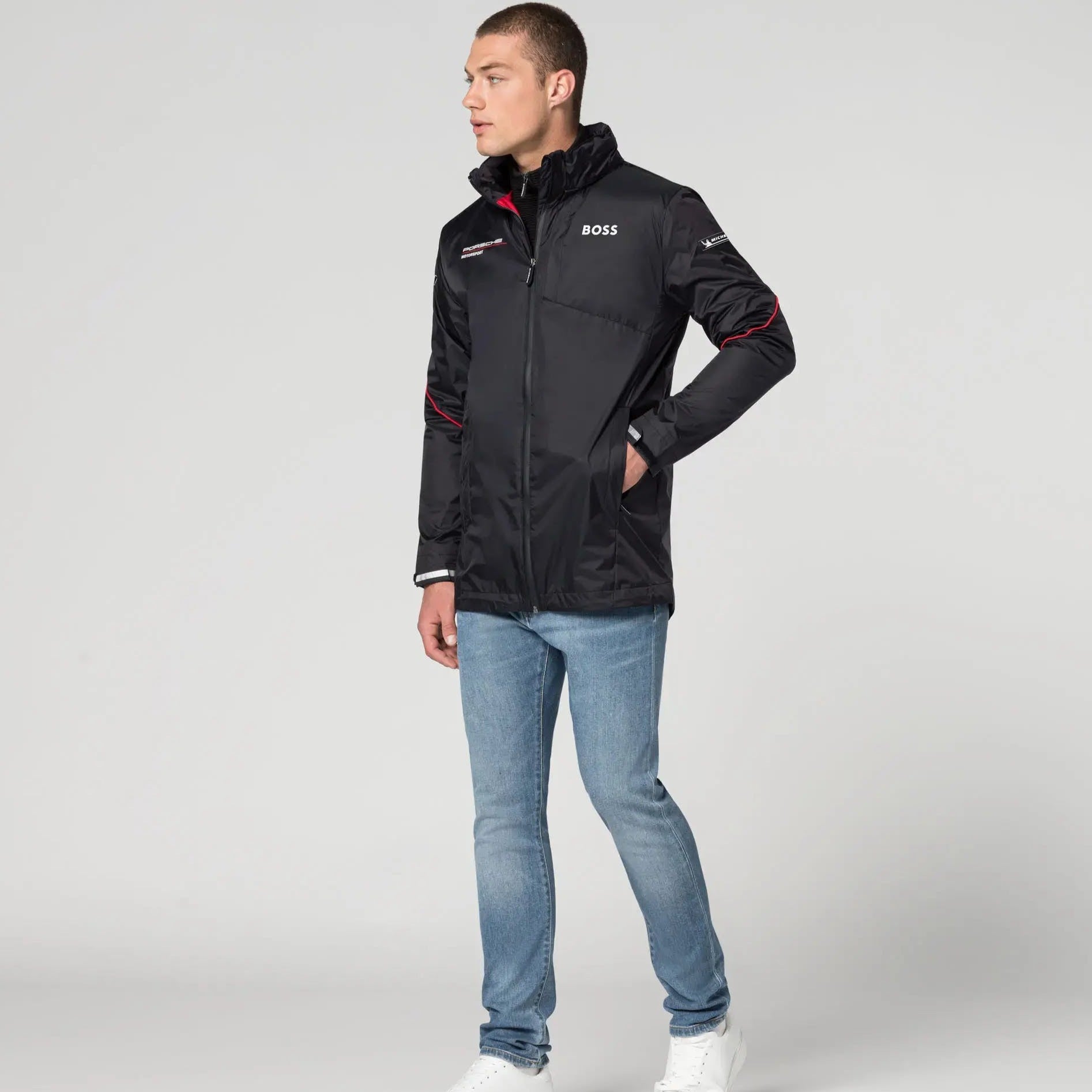 Porsche Men's Windbreaker Jacket Boss Tag Heuer - Motorsport