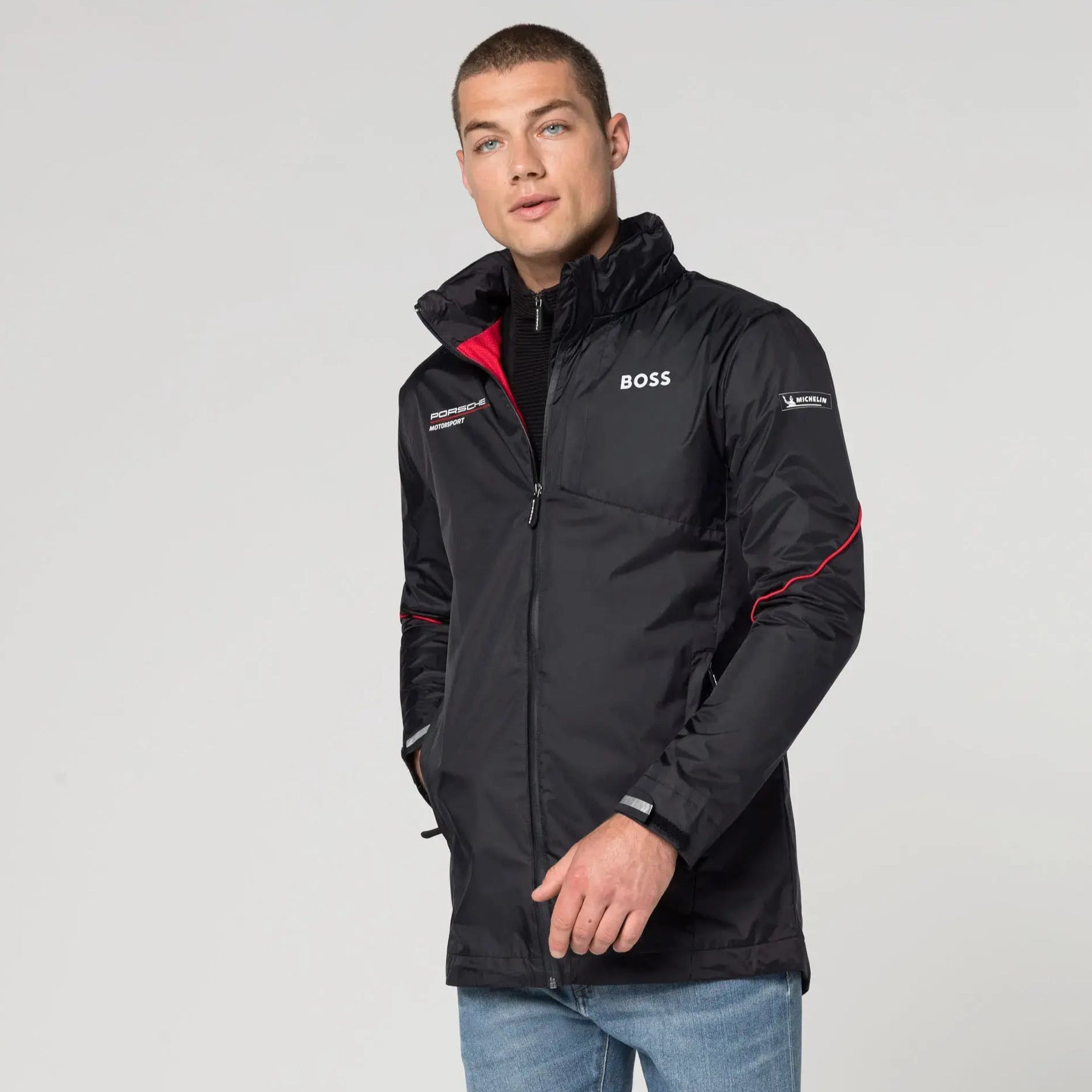 未使用TAG Heuer BOSS Porsche ジャンパー上着 Porsche Men's Windbreaker Jacket Boss Tag Heuer - Motorsport