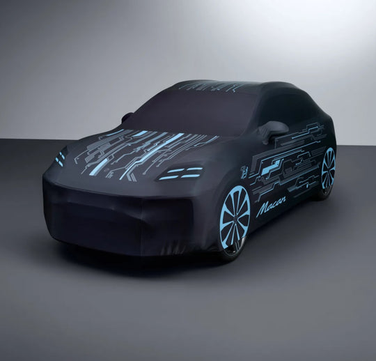 Porsche Indoor Car Cover With 'Electric' Design - Macan Electric H2