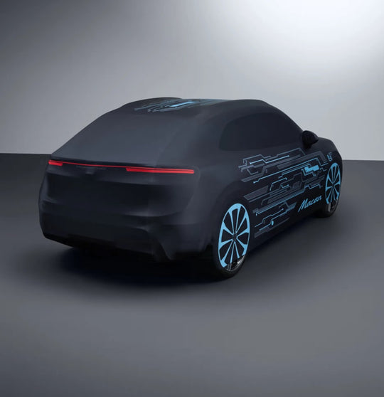 Porsche Indoor Car Cover With 'Electric' Design - Macan Electric H2