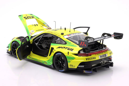 Manthey Grello Porsche 911 GT3 R - 2024 24h Race Nürburgring #911 1/18 Scale Model Car