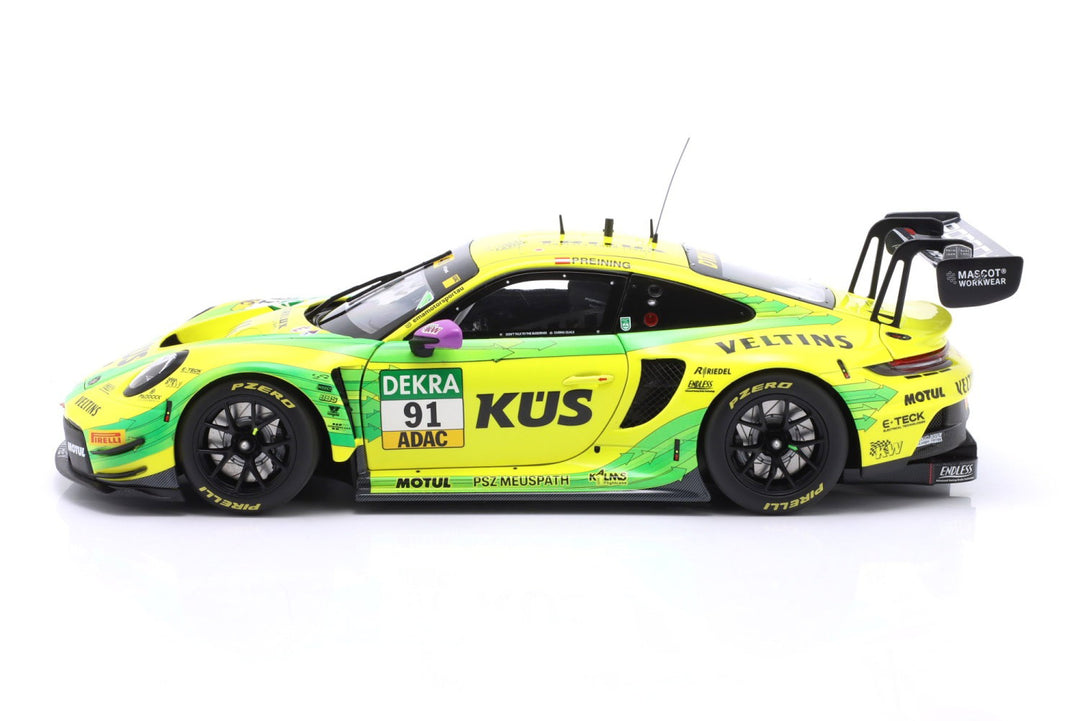 Manthey Grello Porsche 911 GT3 R Thomas Preining #91 DTM 2024 1/18 Scale Model Car