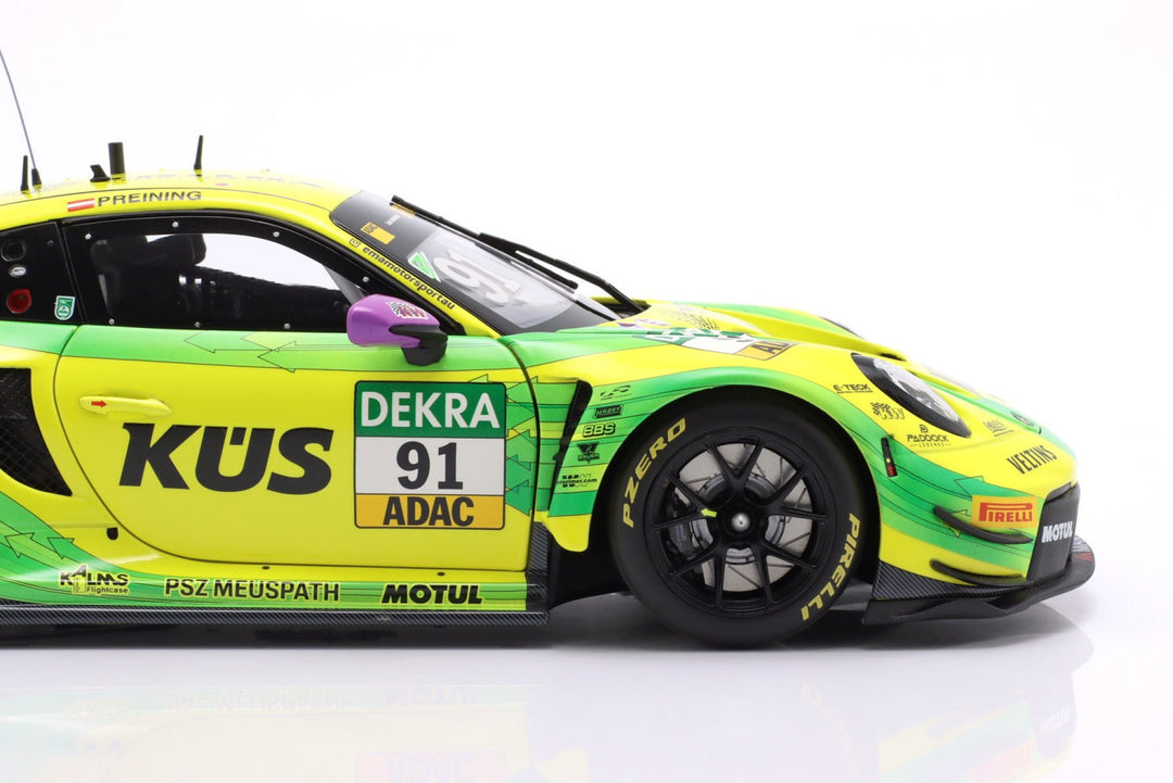 Manthey Grello Porsche 911 GT3 R Thomas Preining #91 DTM 2024 1/18 Scale Model Car
