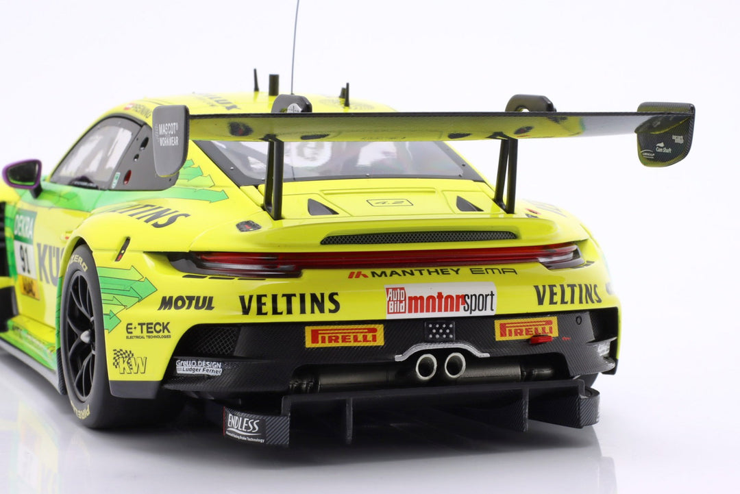 Manthey Grello Porsche 911 GT3 R Thomas Preining #91 DTM 2024 1/18 Scale Model Car