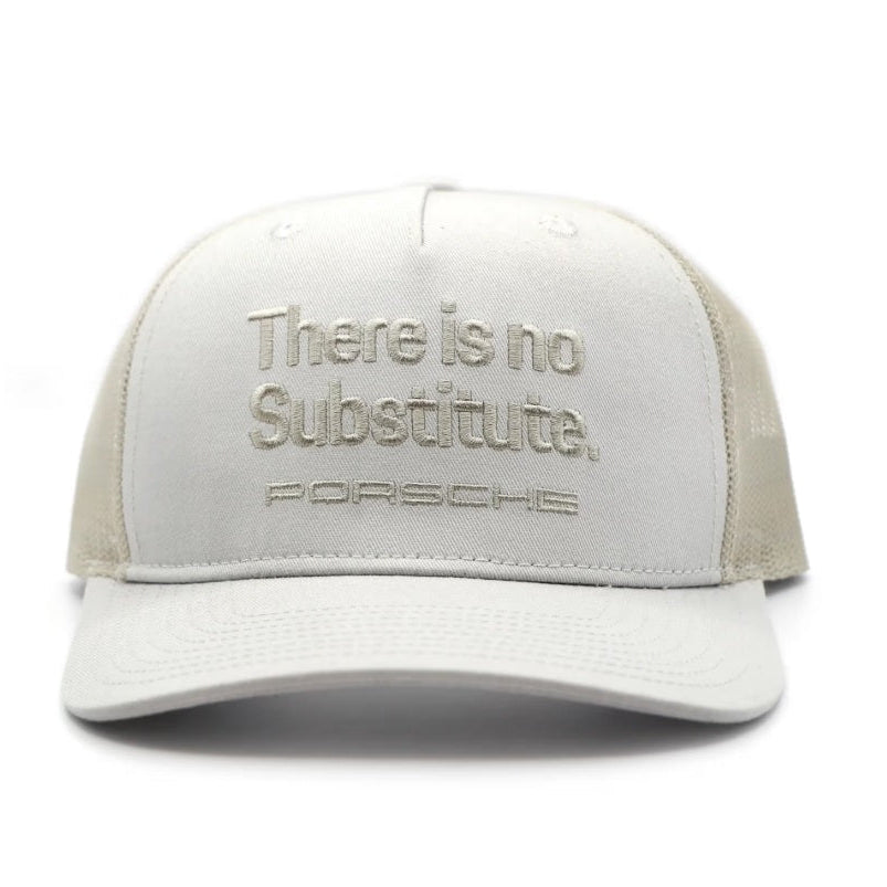 Porsche Trucker Hat (Crema) - There Is No Substitute