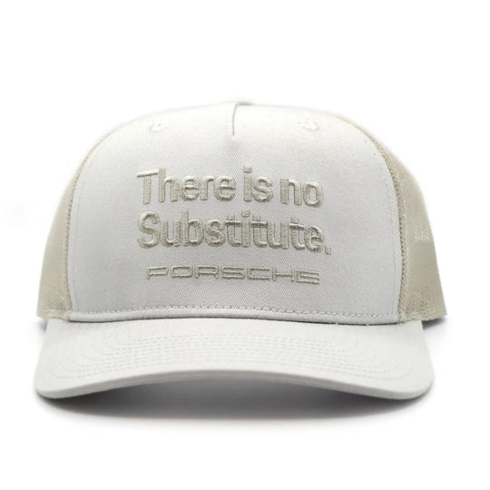 Porsche Trucker Hat (Crema) - There Is No Substitute