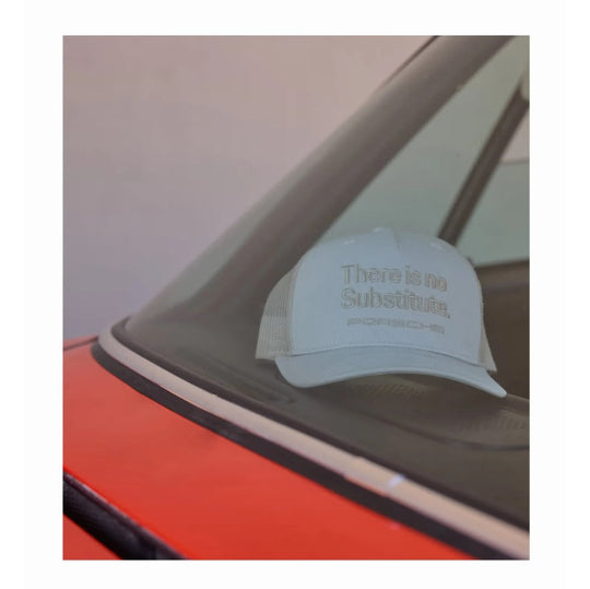 Porsche Trucker Hat (Crema) - There Is No Substitute