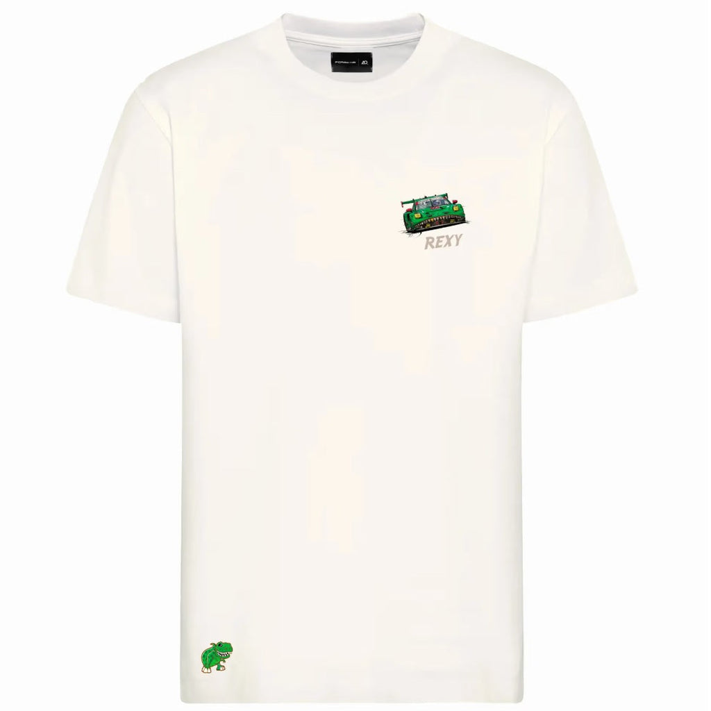 Porsche Unisex Rexy T-Shirt (Cream) - AO Racing – Porsche Exchange