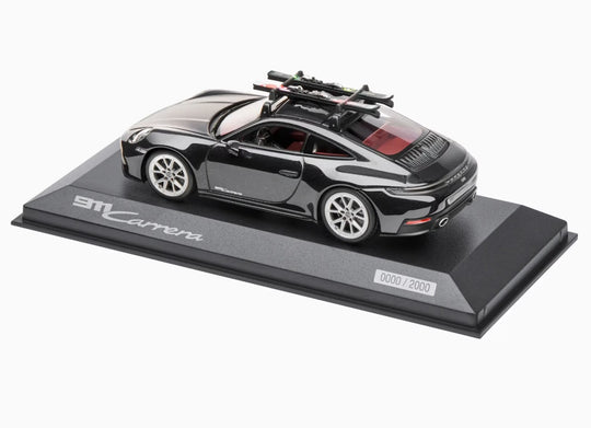 Porsche 911 Carrera (992.2) With Skies 1:43 Scale Model Car