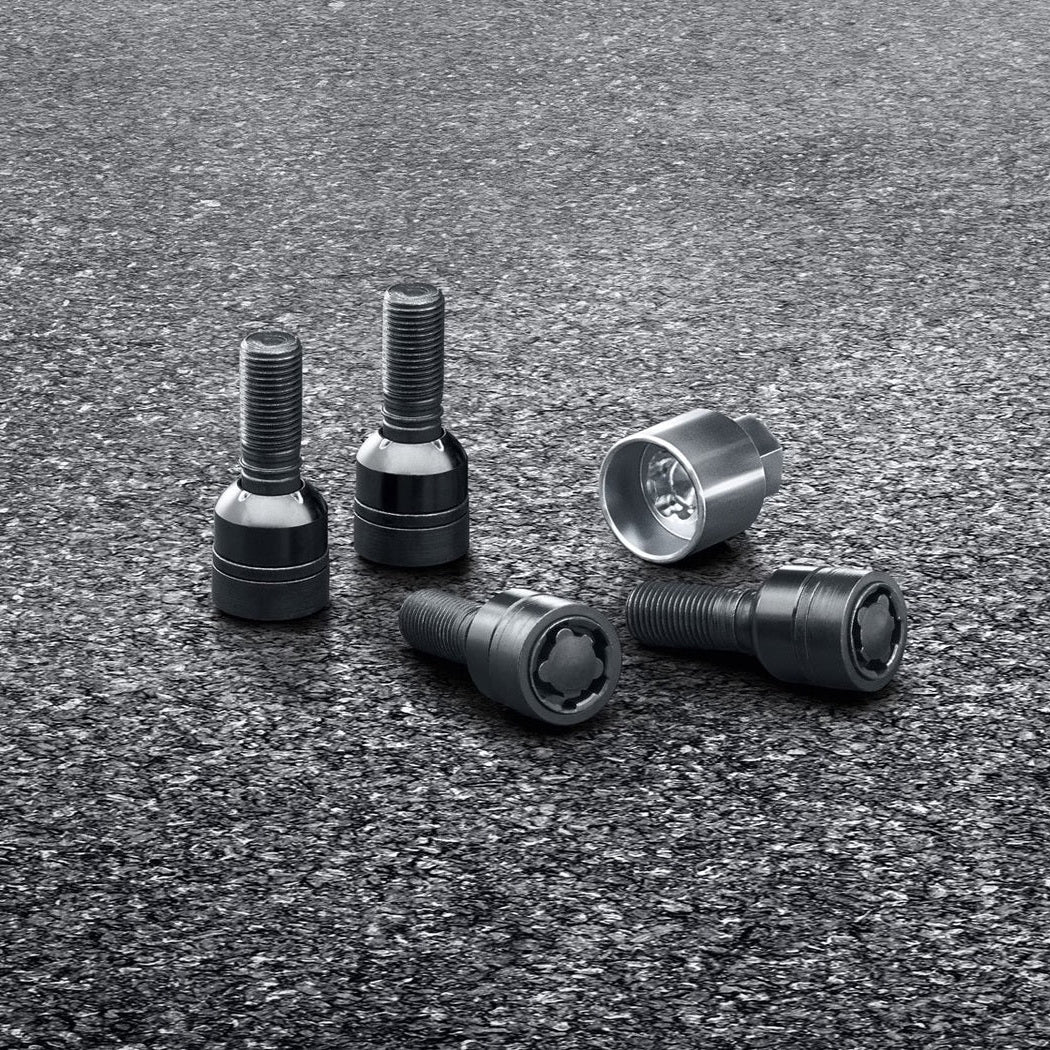 Porsche Wheel Bolts, (Black) Incl Anti-Theft Wheel Bolts - Cayenne E3