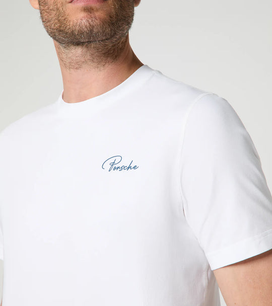 Porsche x Puma Unisex Blue T-Shirt - 911 Targa 60Y