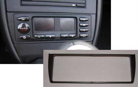 Porsche 911 (996) 1998-2001 2-din conversion parts kit - for PCCM Plus
