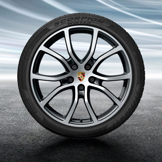 21" Cayenne E3 Exclusive Design winter set - Silver / Black
