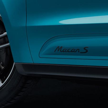 Model designation On Sideblades- Macan S II