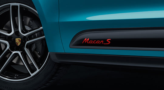 Model designation On Sideblades- Macan S II
