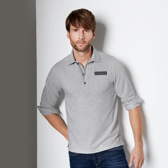 Porsche Men's Long-sleeve Rugby Polo Shirt - Classic