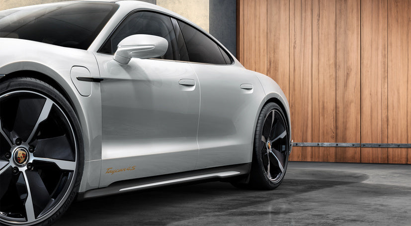 Porsche Taycan 4S Model Designation On Doors