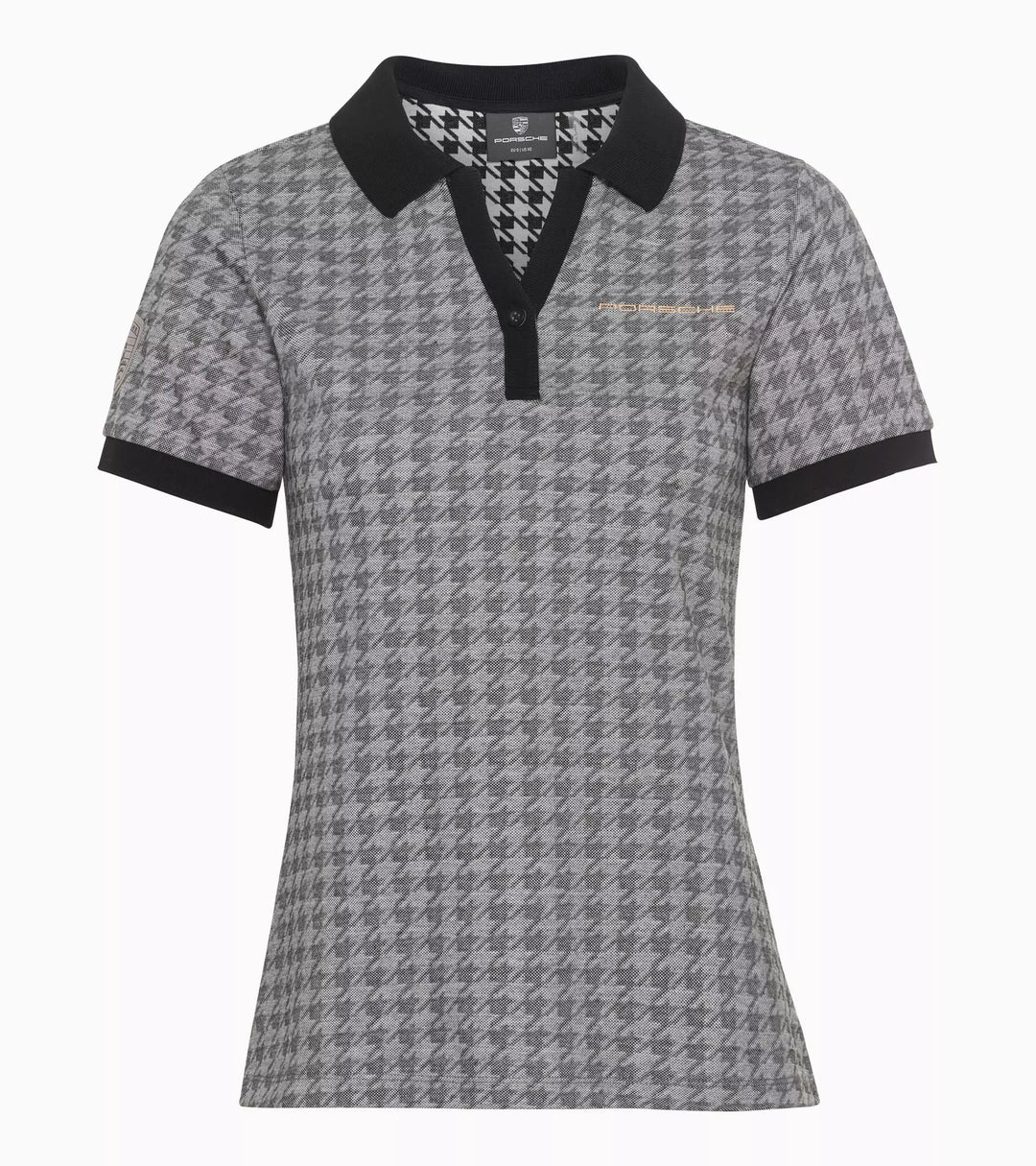 Porsche Women's Polo shirt, Houndstooth - Heritage