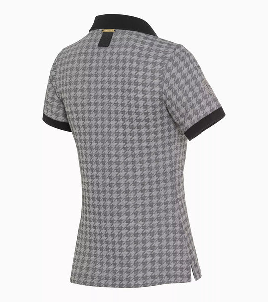 Porsche Women's Polo shirt, Houndstooth - Heritage