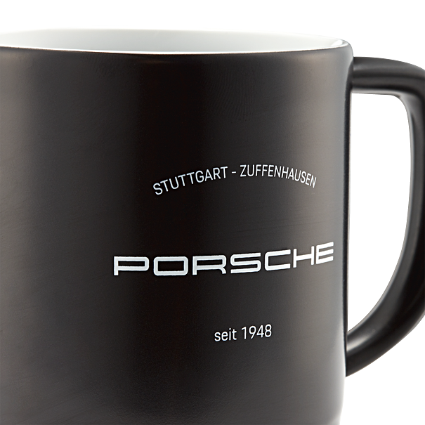 Porsche Black Classic Mug - Small