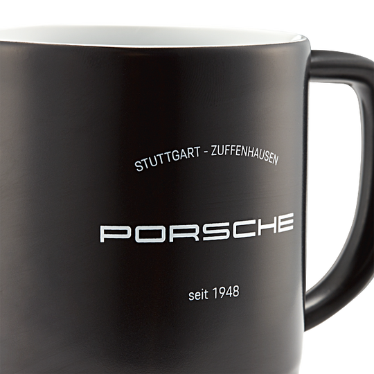 Porsche Black Classic Mug - Small