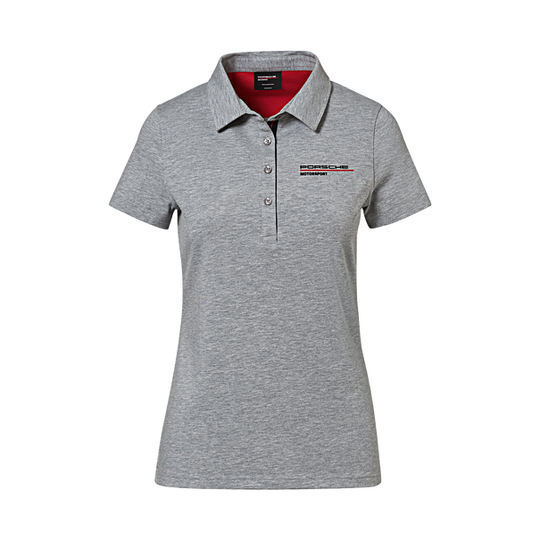 Porsche Ladies Polo Shirt (Gray)- Motorsport Collection