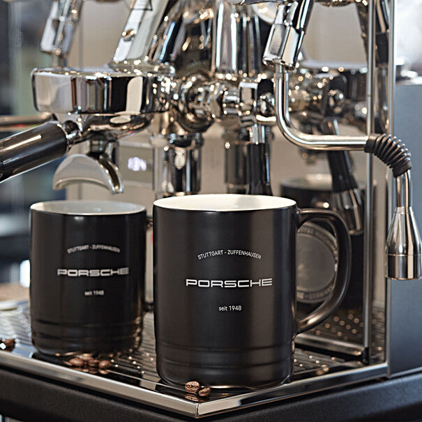 Porsche Black Classic Mug - Small